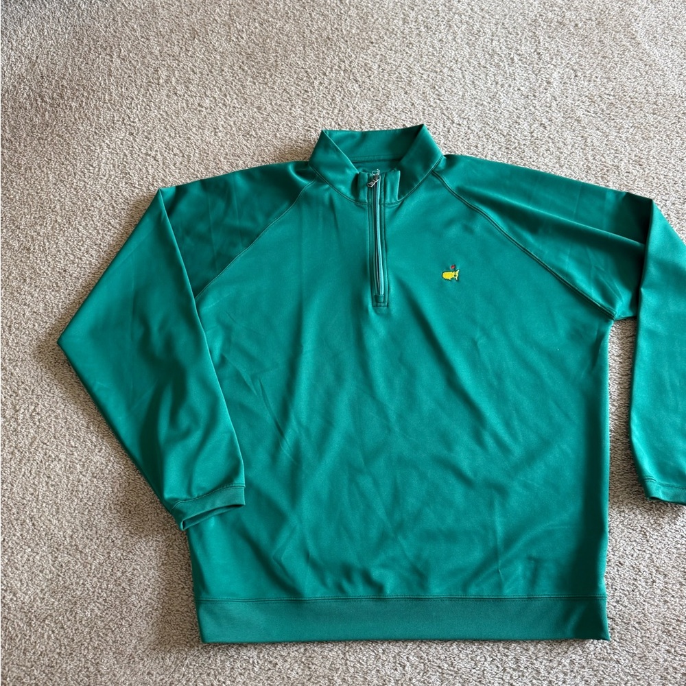 NWOT - Masters Green Zip Up 1/4 zip